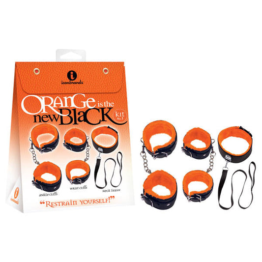 Orange Is The New Black Kit #1 - Restrain Yourself! - Bondage Kit - 3 Piece Set Icon Brands