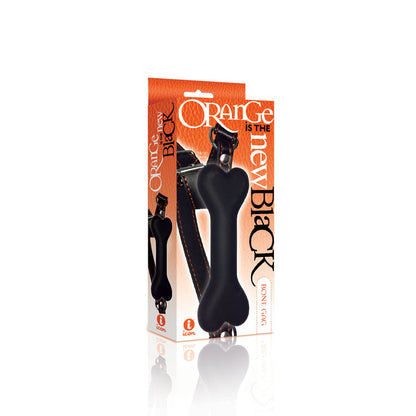 The 9's Orange Is The New Black, Bone Gag - Black/Orange Mouth Restraint Icon Brands