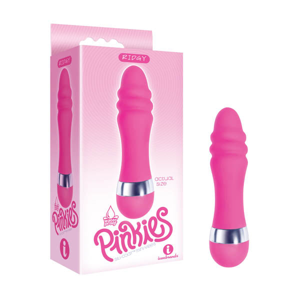 The 9's Pinkies, Ridgy - Pink 11.4 cm (4.5'') Vibrator Icon Brands