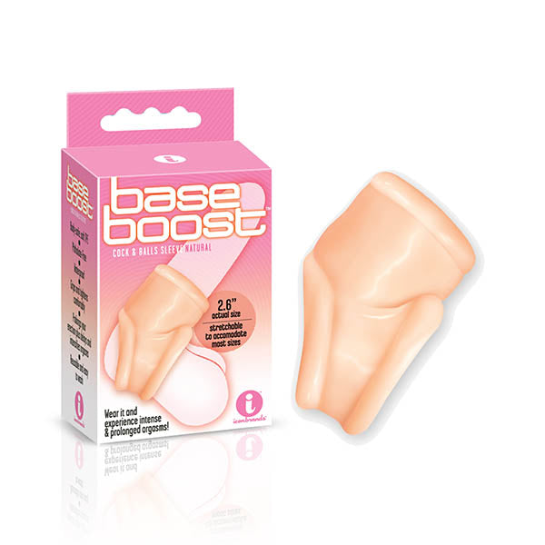 The 9's Base Boost - Flesh Cock & Ball Sleeve Icon Brands