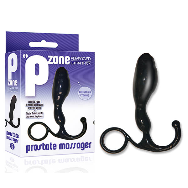 The 9's P- Zone Advanced - Black Prostate Massager Icon Brands