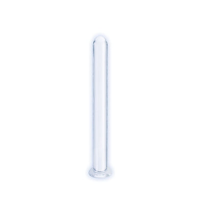 The 9's First Glass Thins, Cylindrical - Clear Glass 17.8 cm Dildo Icon Brands