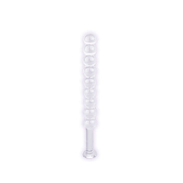 The 9's First Glass Thins, Spherical - Clear Glass 17.8 cm Anal Beads Icon Brands