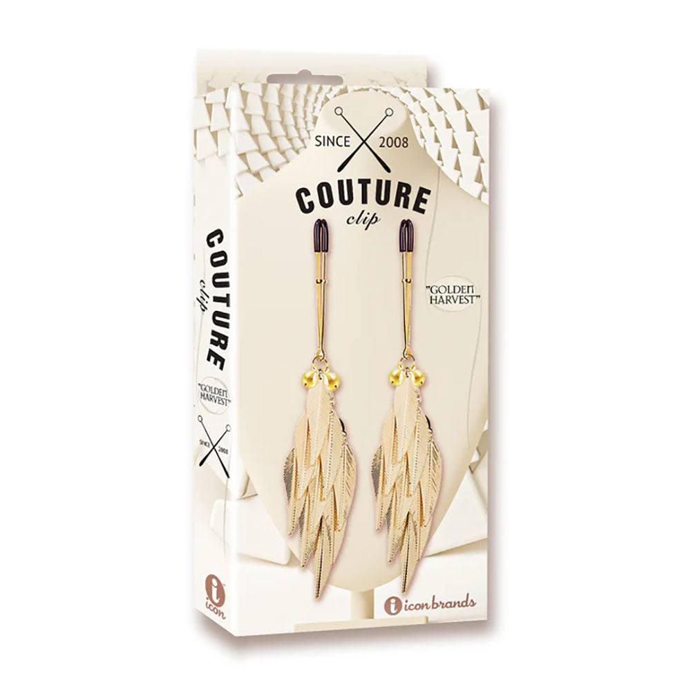 Couture Clip - Golden Harvest Nipple Clips - Club X