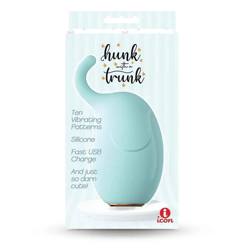 Buzzy Buddy, Hunk With A Trunk - Aqua - Aqua USB Rechargeable Stimulator Icon Brands