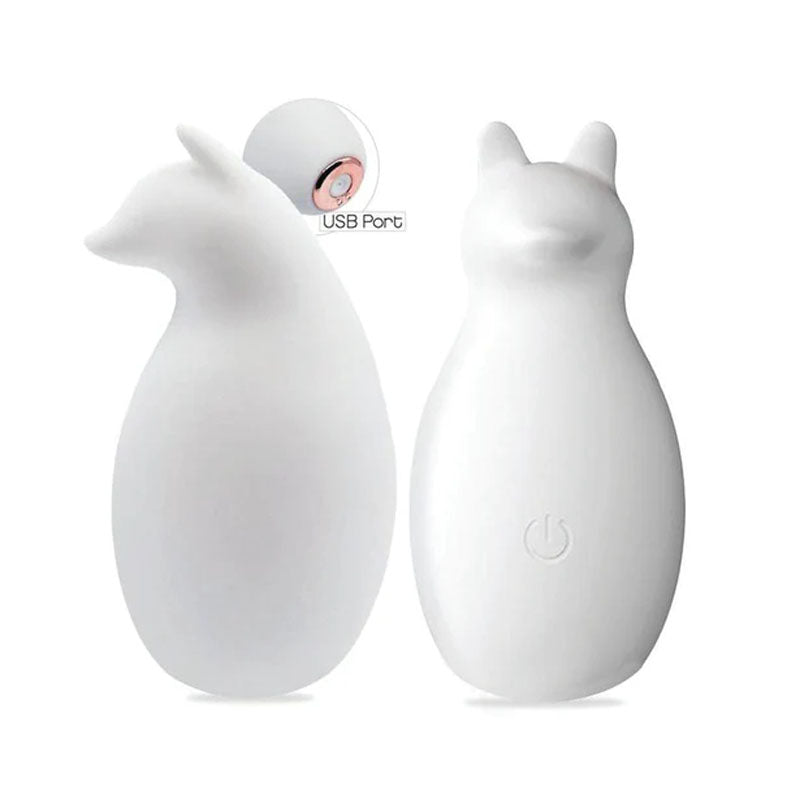 Buzzy Buddy, Sexy Like A Fox - White - White USB Rechargeable Stimulator Icon Brands
