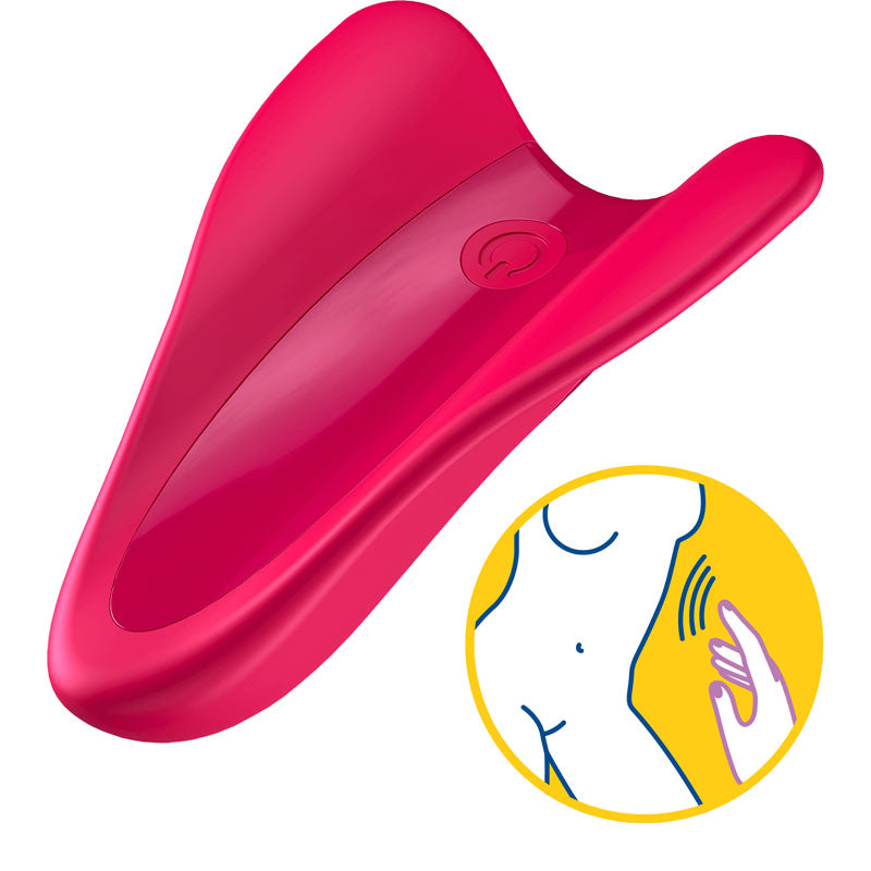 Satisfyer High Fly - Red USB Rechargeable Finger Stimulator Satisfyer
