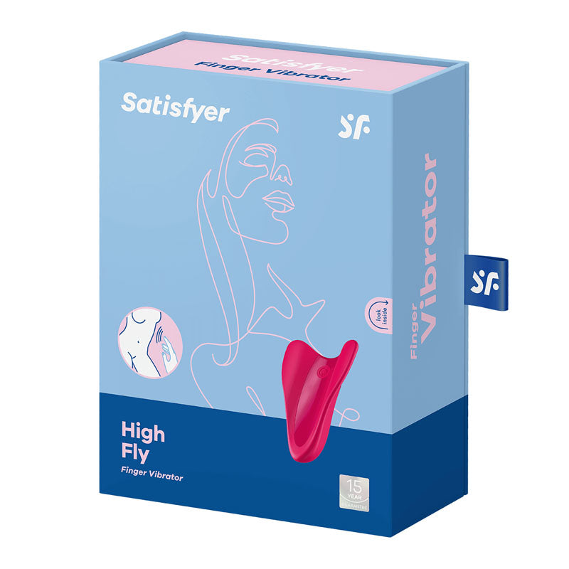 Satisfyer High Fly - Red USB Rechargeable Finger Stimulator Satisfyer
