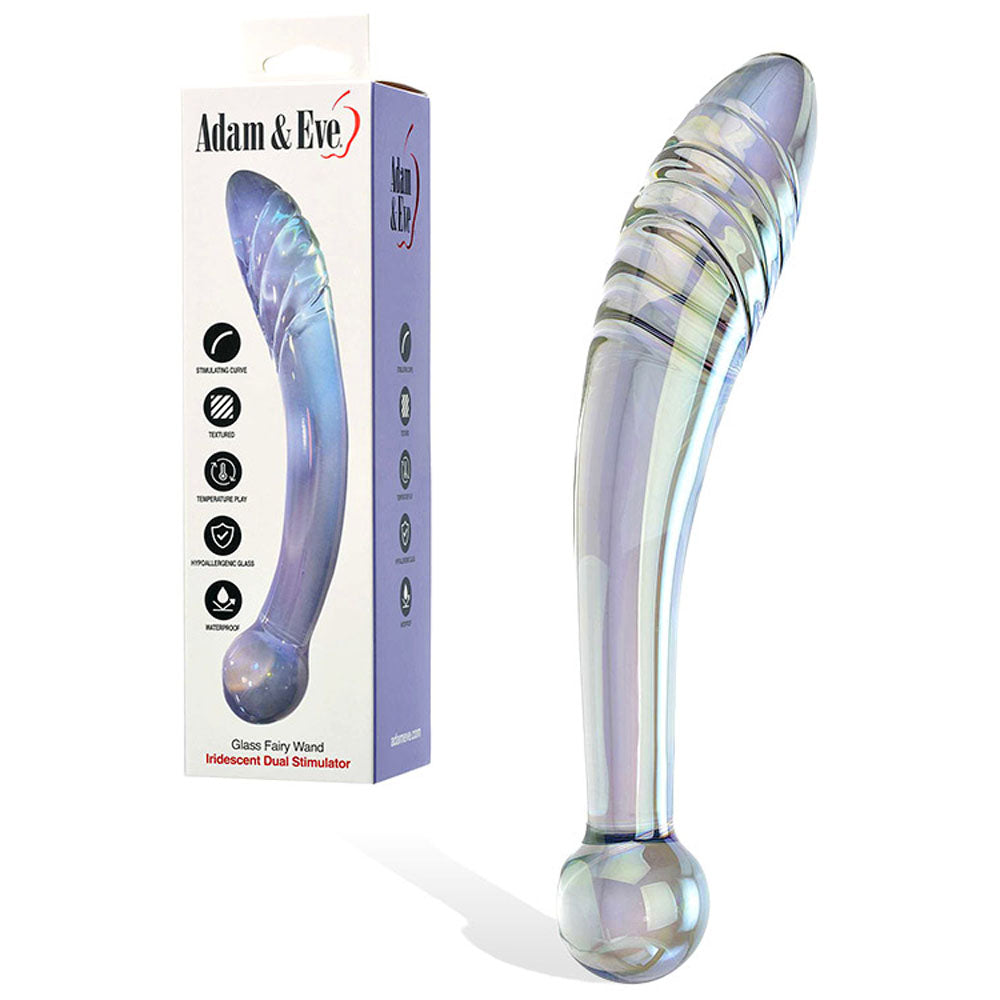 Adam & Eve FAIRY WAND - 22 cm Glass Dildo Adam & Eve