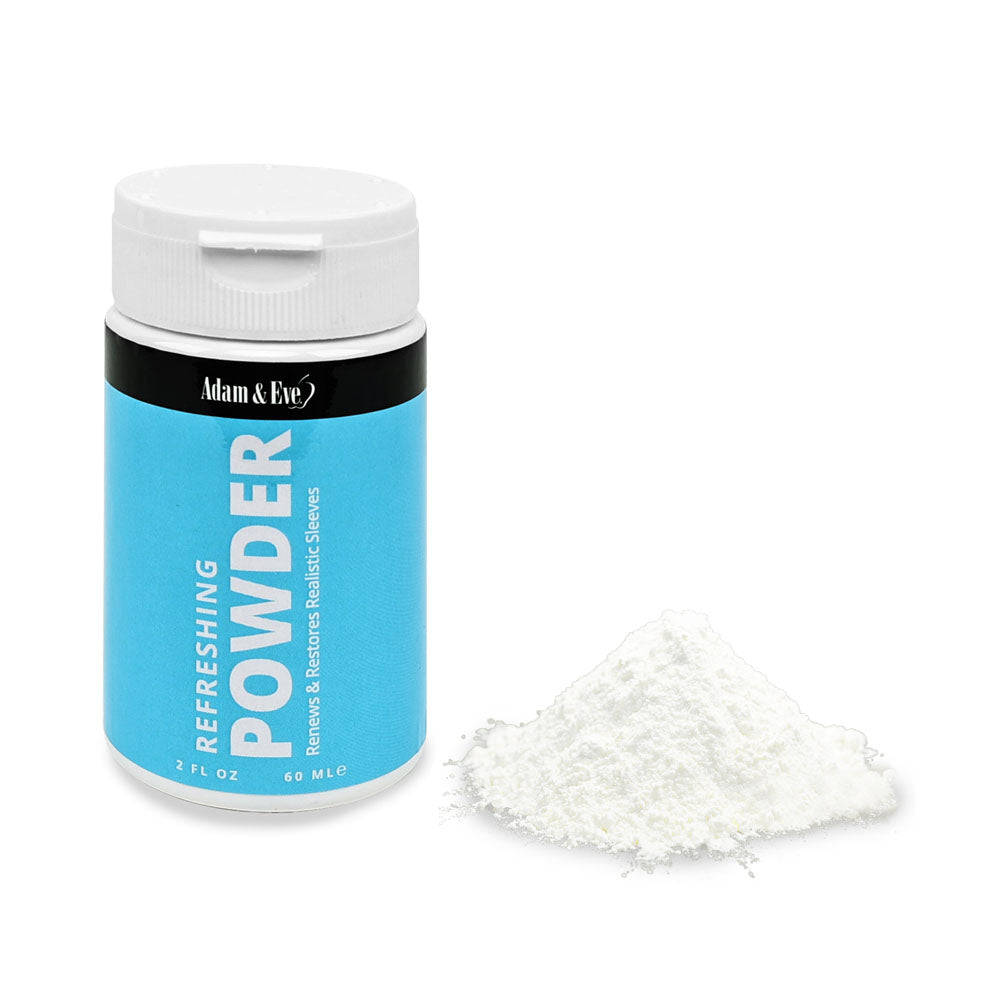 Adam & Eve REFRESHING POWDER - 60 ml - Refreshing Powder for Realistic Toys - 60 ml Adam & Eve