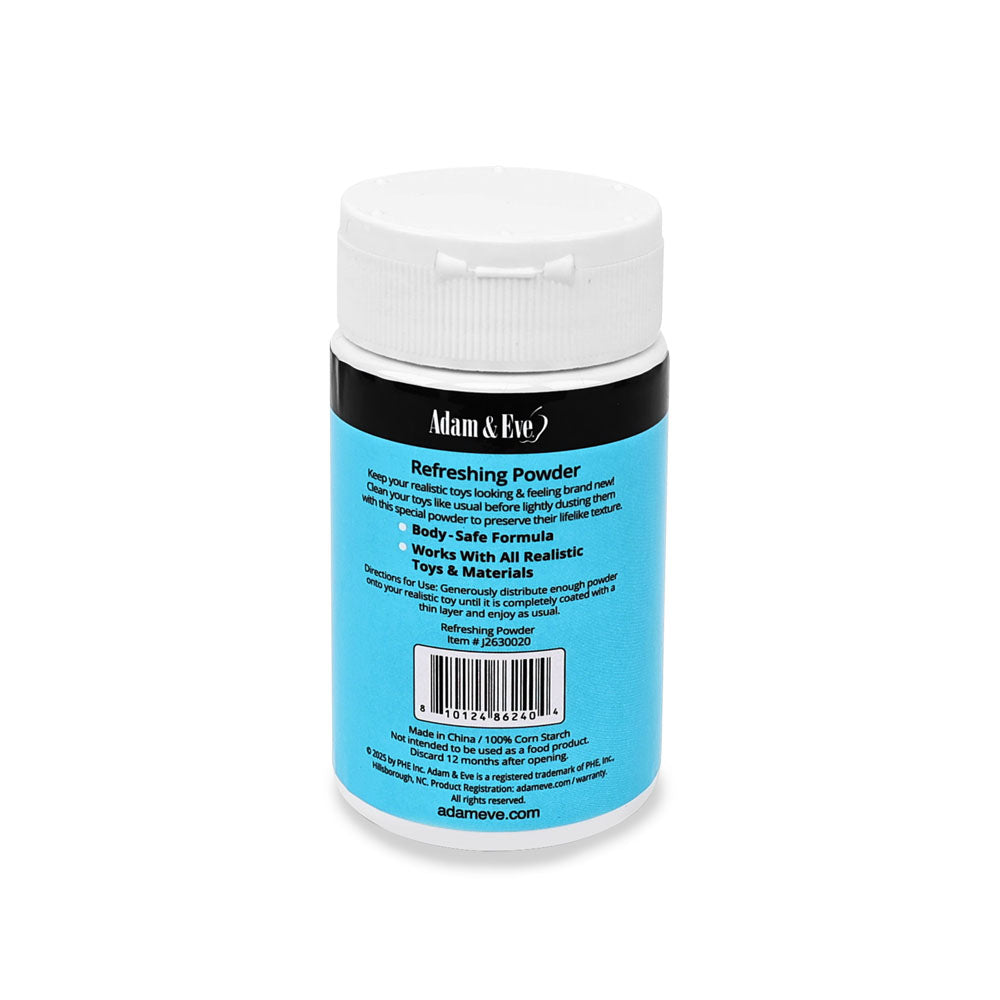 Adam & Eve REFRESHING POWDER - 60 ml - Refreshing Powder for Realistic Toys - 60 ml Adam & Eve