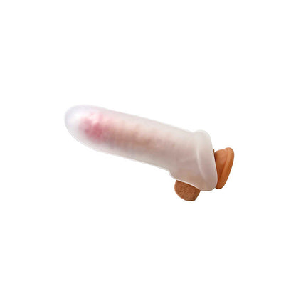 Adam & Eve MR THICK COCK SHEATH - Clear Penis Extension Sleeve with Adjustable Length Spacers Adam & Eve