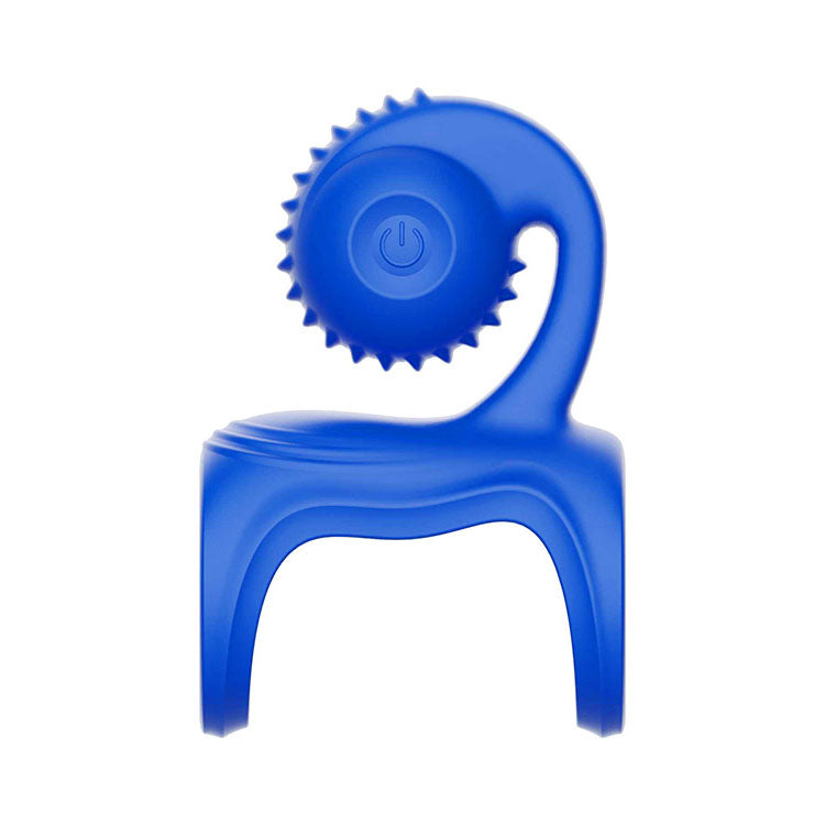 Adam & Eve ROCKIN & ROLLIN SNAIL - Blue USB Rechargeable Vibrating Couples Cage Adam & Eve