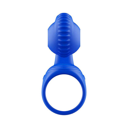 Adam & Eve ROCKIN & ROLLIN SNAIL - Blue USB Rechargeable Vibrating Couples Cage Adam & Eve