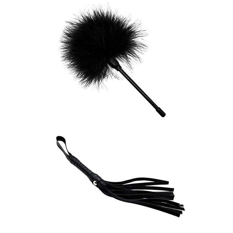 Adam & Eve MIDNIGHT MOODS COLLECTION - Black Couples Bondage Kit - Set of 10 Pieces Adam & Eve