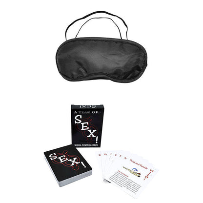 Adam & Eve MIDNIGHT MOODS COLLECTION - Black Couples Bondage Kit - Set of 10 Pieces Adam & Eve