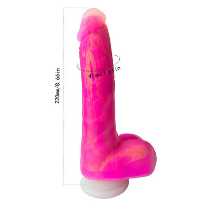 Adam & Eve THE SQUIGGLER - Pink 22.8 cm USB Rechargeable Thrusting Vibrating & Gyrating Dildo with Wireless Remote Adam & Eve