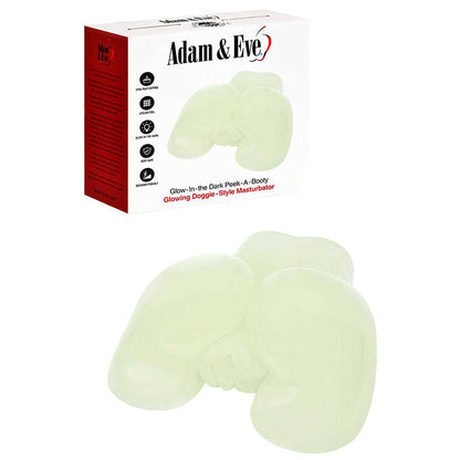 Adam & Eve GLOW IN THE DARK PEEK-A-BOOTY - Glow In Dark Doggy Style Mini Masturbator Adam & Eve