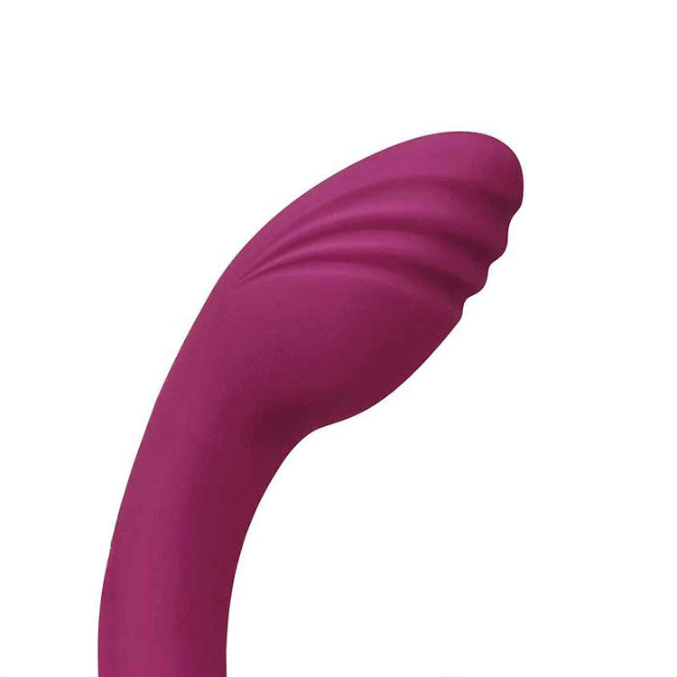 Adam & Eve ROSE GOLD CLIT TICKLER - Red 22 cm USB Rechargeable Rabbit Vibrator Adam & Eve