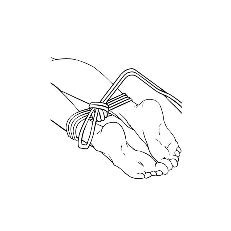 Adam & Eve BONDAGE ROPE - 3 metre (10 feet) - Black Bondage Rope - 3 metre Length Adam & Eve