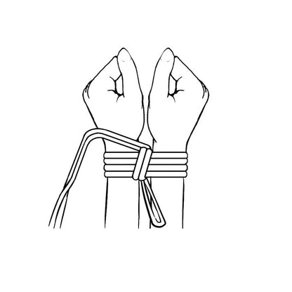 Adam & Eve BONDAGE ROPE - 9 metre (30 feet) - Black Bondage Rope - 9 metre Length Adam & Eve