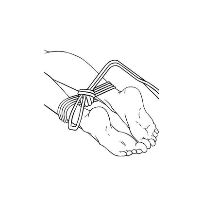 Adam & Eve BONDAGE ROPE - 9 metre (30 feet) - Black Bondage Rope - 9 metre Length Adam & Eve