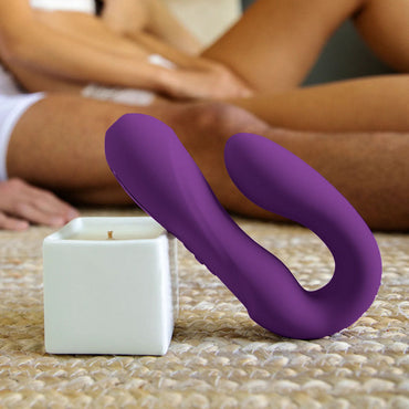 JimmyJane Reflexx Rabbit 1 - Purple USB Rechargeable Dual Vibrator JimmyJane
