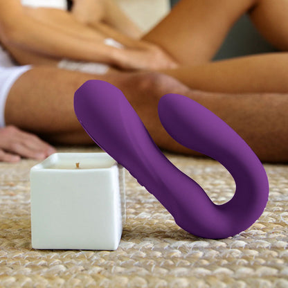 JimmyJane Reflexx Rabbit 1 - Purple USB Rechargeable Dual Vibrator JimmyJane