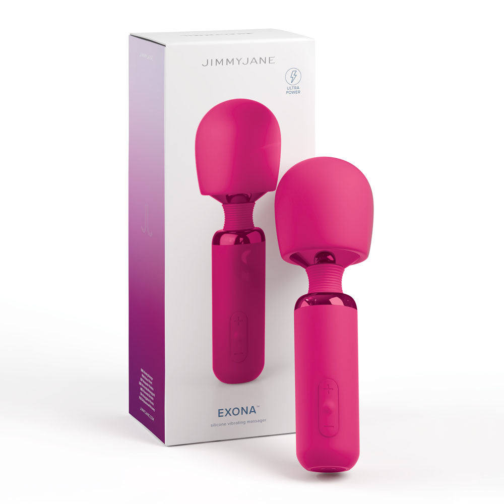 JimmyJane Exona - Pink 18.3 cm USB Rechargeable Massage Wand JimmyJane