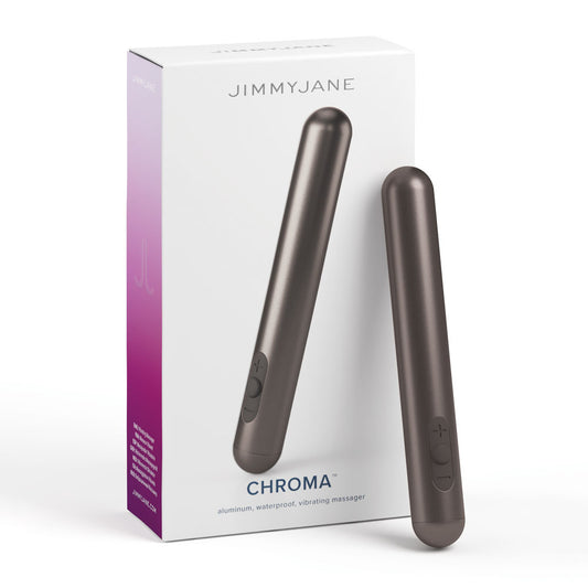 JimmyJane Chroma - Space Grey - Grey 14 cm USB Rechargeable Bullet Grey - Club X