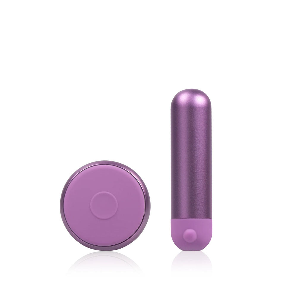 JimmyJane Mini Chroma - Purple - Purple 7.8 cm USB Rechargeable Bullet with Wireless Remote JimmyJane