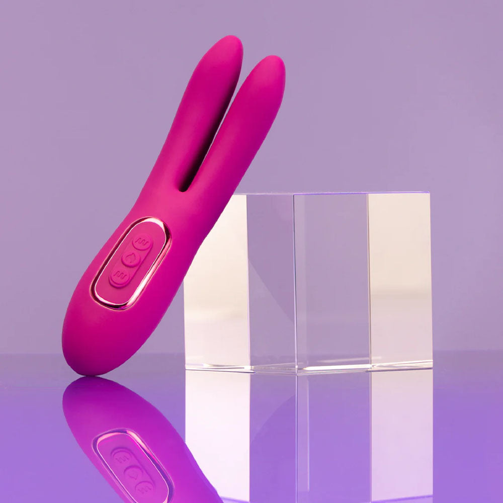 JimmyJane Solis Ascend 2 PRO - Purple 16 cm USB Rechargeable Dual Tip Stimulator JimmyJane
