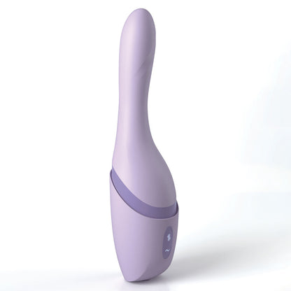 JimmyJane Hello Bang - Purple 27 cm USB Rechargeable Warming & Thrusting Vibrator JimmyJane