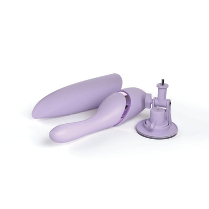 JimmyJane Hello Bang - Purple 27 cm USB Rechargeable Warming & Thrusting Vibrator JimmyJane