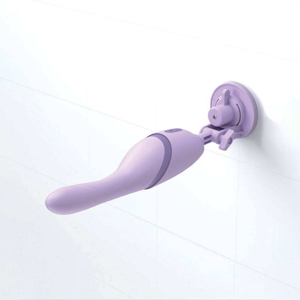JimmyJane Hello Bang - Purple 27 cm USB Rechargeable Warming & Thrusting Vibrator JimmyJane