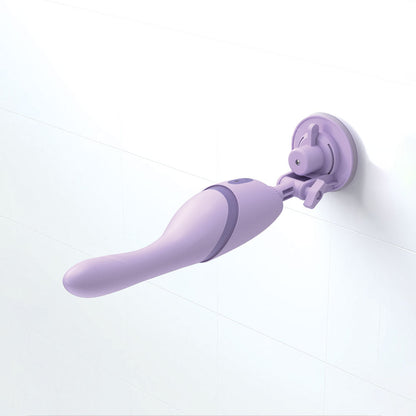 JimmyJane Hello Bang - Purple 27 cm USB Rechargeable Warming & Thrusting Vibrator JimmyJane