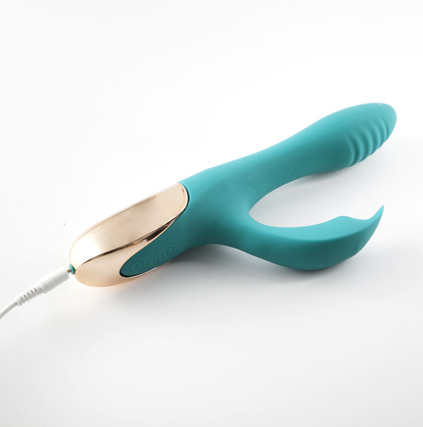 Maia Skyler - Green 21.6 cm USB Rechargeable Bendable Rabbit Vibrator Maia Toys