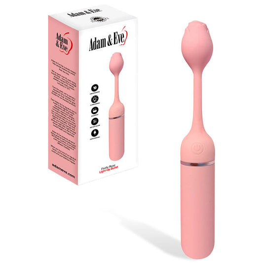Adam & Eve FIREFLY ROSE - Pink USB Rechargeable Bullet Adam & Eve