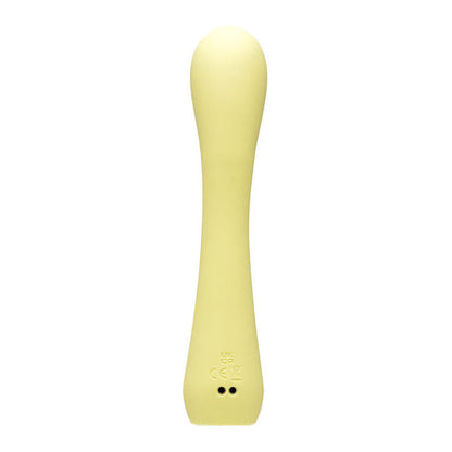 Adam & Eve GROOVY GLOW-UPS Bendie - Yellow 18.4 cm USB Rechargeable G-Spot Vibrator Adam & Eve