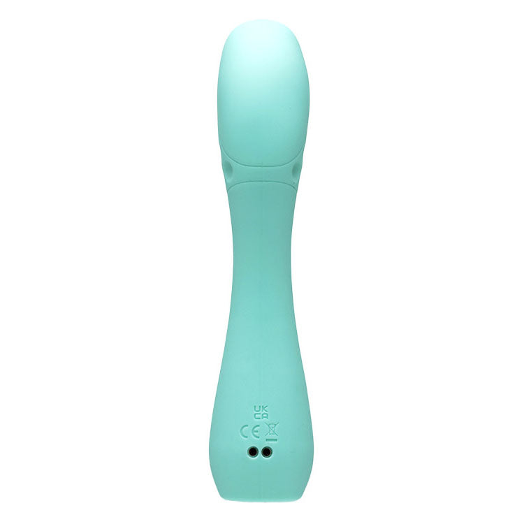 Adam & Eve GROOVY GLOW-UPS Flexie - Blue 19 cm USB Rechargeable G-Spot Vibrator Adam & Eve