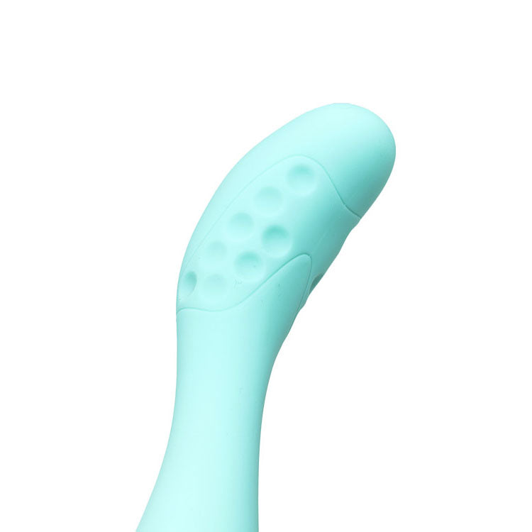 Adam & Eve GROOVY GLOW-UPS Flexie - Blue 19 cm USB Rechargeable G-Spot Vibrator Adam & Eve