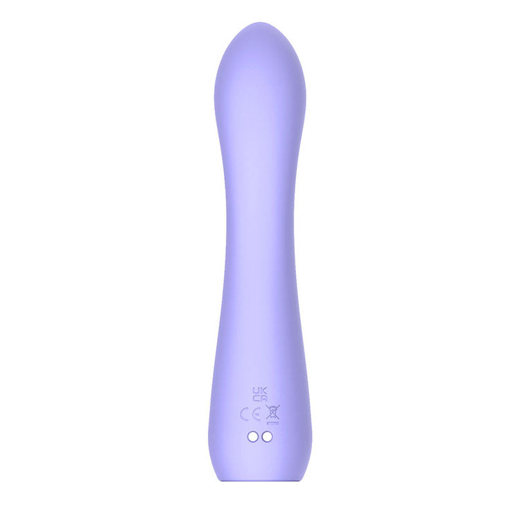 Adam & Eve GROOVY GLOW-UPS Wavie - Purple 16.5 cm USB Rechargeable Rabbit Vibrator Adam & Eve