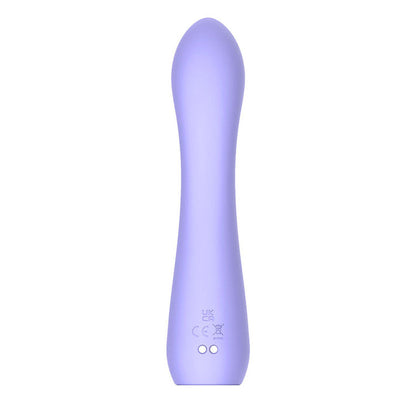 Adam & Eve GROOVY GLOW-UPS Wavie - Purple 16.5 cm USB Rechargeable Rabbit Vibrator Adam & Eve