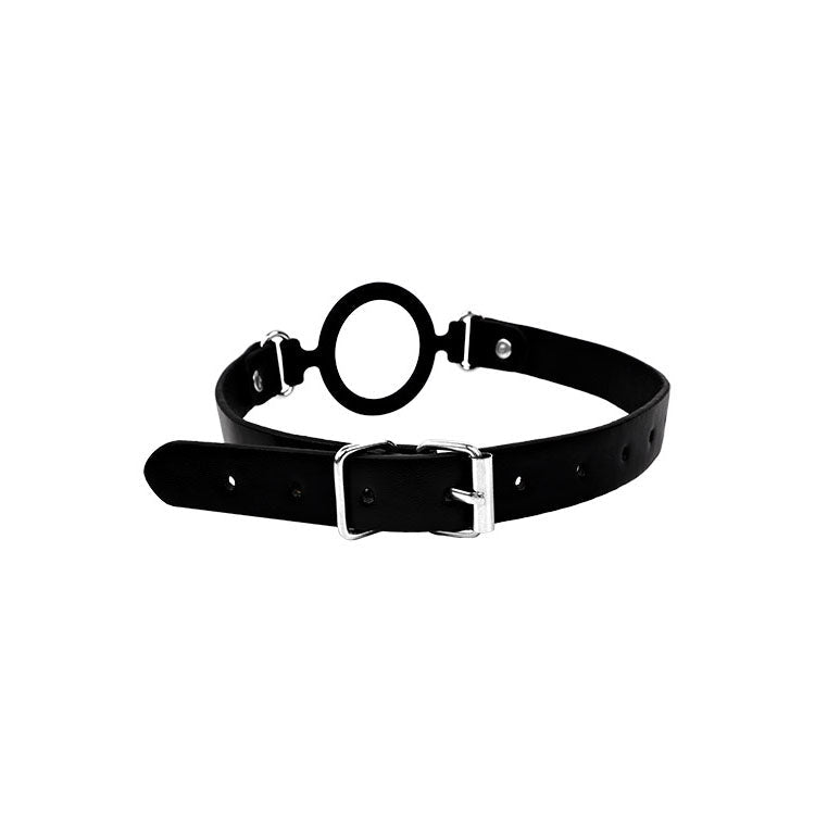 Adam & Eve OPEN WIDE - Black Adjustable Mouth Restraint Adam & Eve