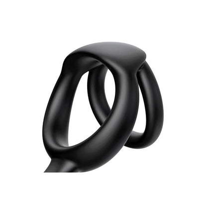 Adam & Eve THE GREAT EXPANDER - Black 14 cm USB Rechargeable Thrusting & Expanding Prostate Massager with Wireless Remote