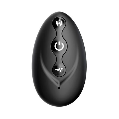 Adam & Eve THE GREAT EXPANDER - Black 14 cm USB Rechargeable Thrusting & Expanding Prostate Massager with Wireless Remote