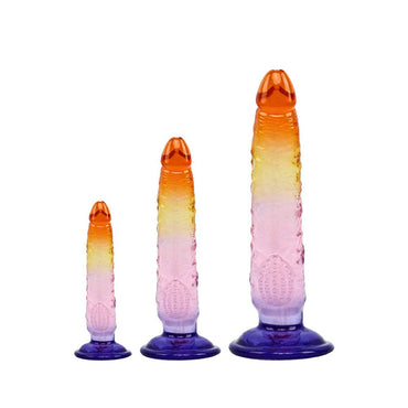 Adam & Eve SUNSET DREAMS TRIO - Multicoloured - Multicoloured Dildos - Set of 3 Sizes Adam & Eve