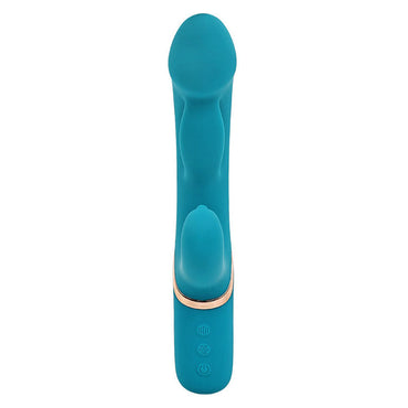 Adam & Eve SIRENS EMBRACE - Teal 24 cm USB Rechargeable Inflatable Rabbit Vibrator Adam & Eve