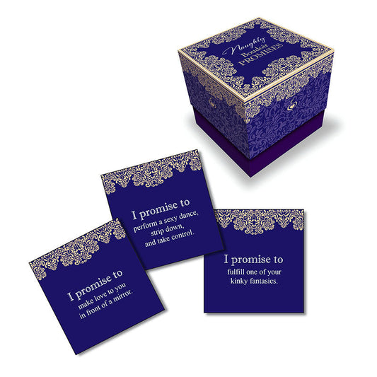 Behind Closed Doors - Naughty Boudoir Promises - Lovers Activity Cards - Set of 30 Little Genie