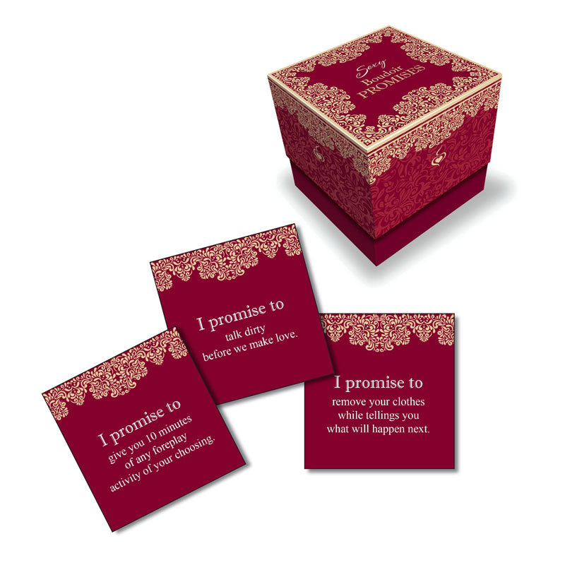Behind Closed Doors - Sexy Boudoir Promises - Lovers Activity Cards - Set of 30 Little Genie
